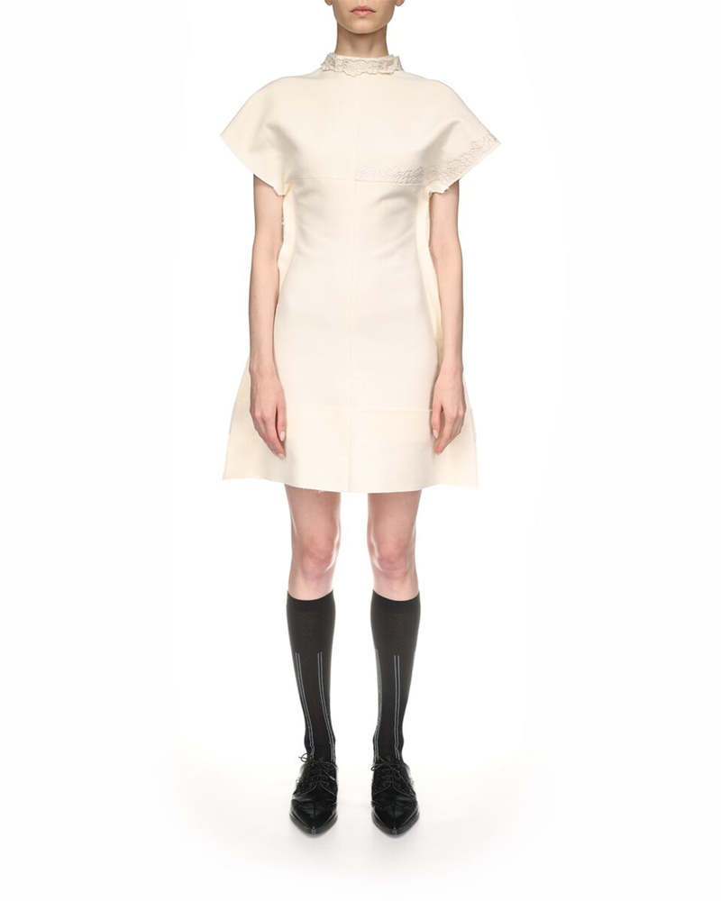 Cap Sleeve Embroidered Mini Dress | Garmentory