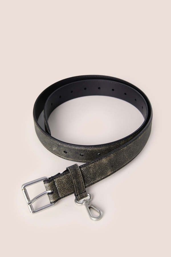 Distressed-leather-belt-Black-