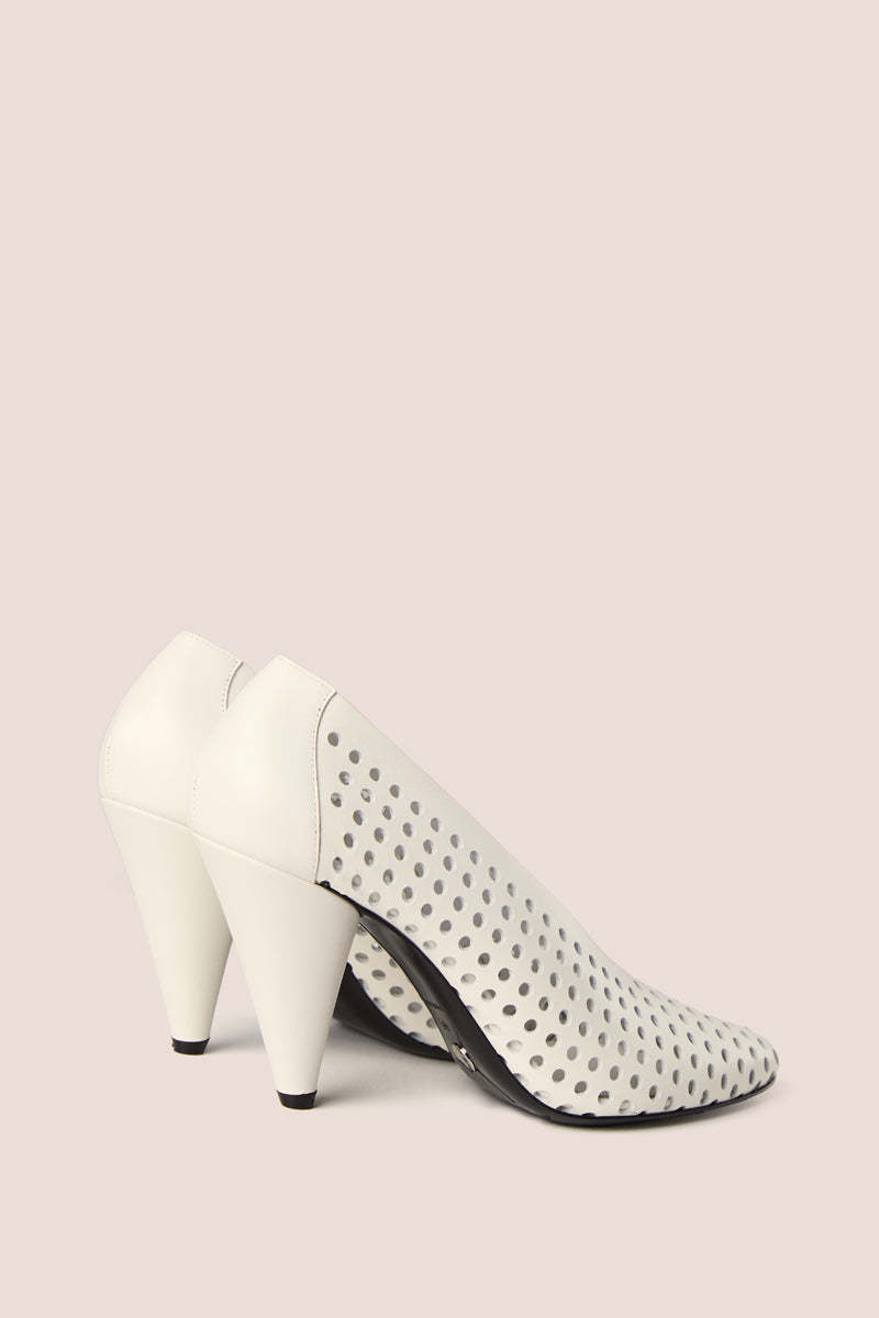 Proenza Schouler Perforated Leather Pumps - Cream White