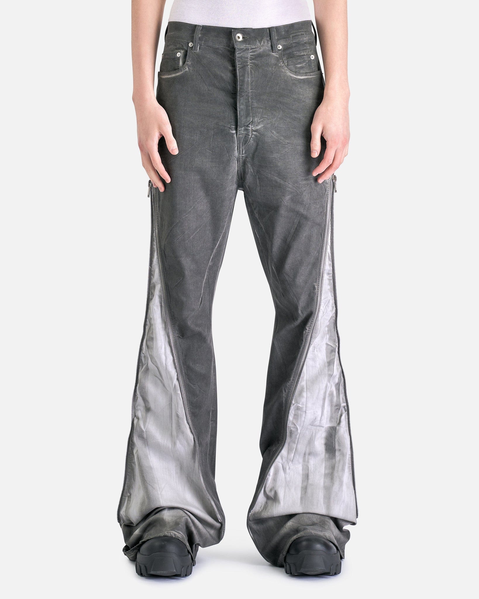 Rick Owens Bolan Banana Pants - Dark Dust | Garmentory