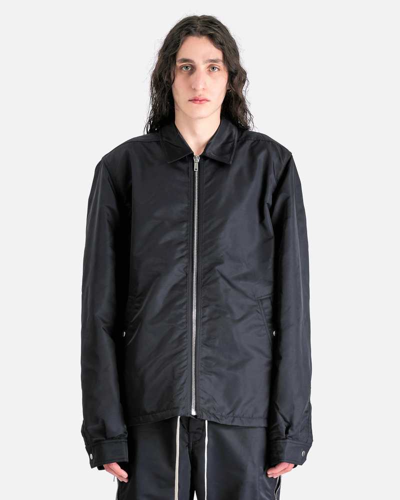 Rick Owens Zipfront Jacket - Black