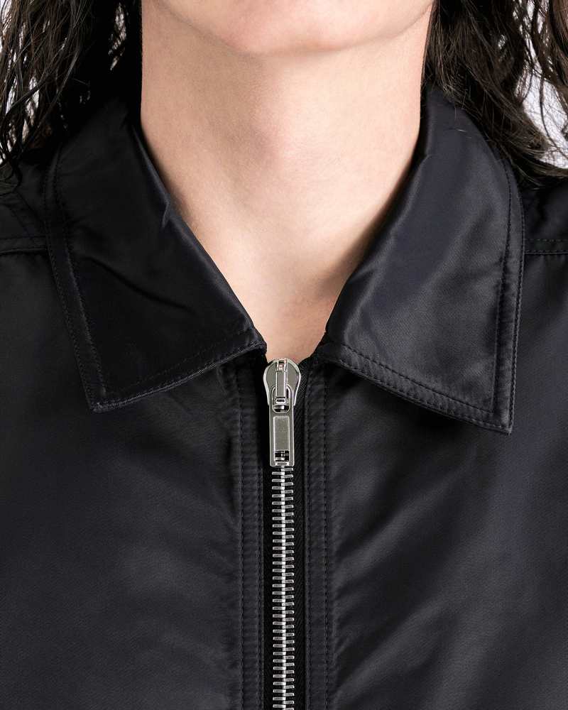 Rick Owens Zipfront Jacket - Black