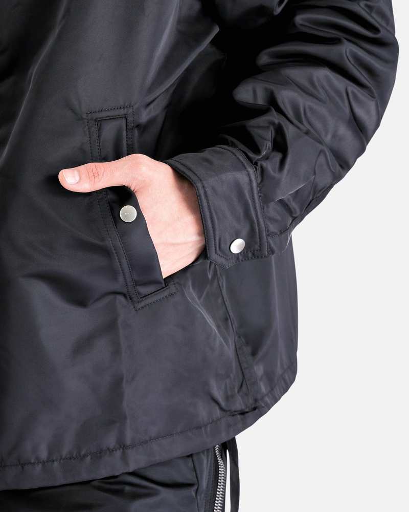 Rick Owens Zipfront Jacket - Black