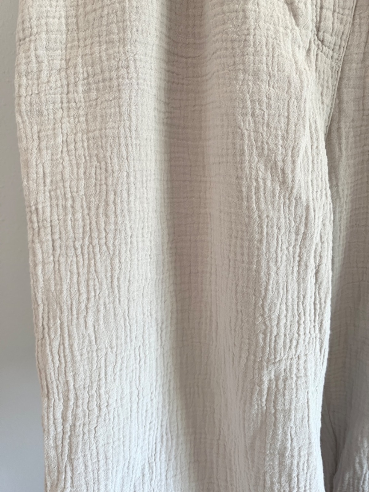 It Is Well L.A. Organic Crinkled Gauze Pant - Zinc - Image 8 of 10