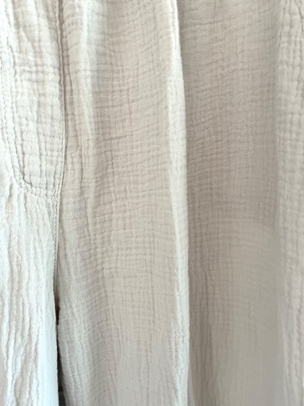 It Is Well L.A. Organic Crinkled Gauze Pant - Zinc