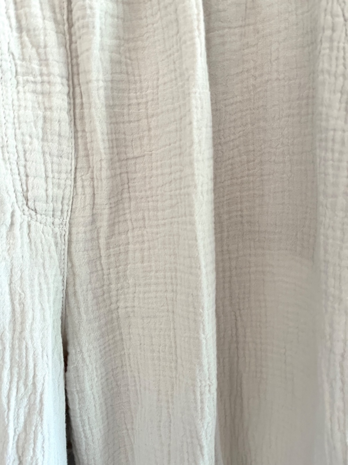 It Is Well L.A. Organic Crinkled Gauze Pant - Zinc - Image 9 of 10