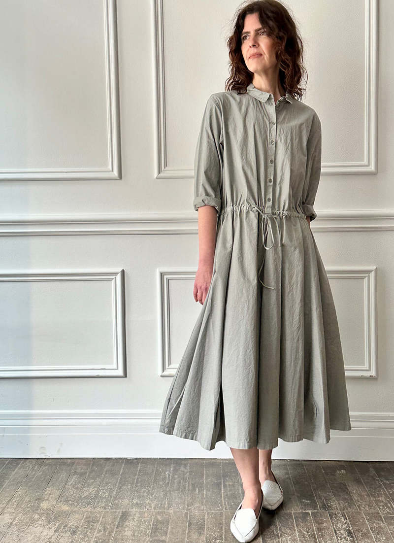 lala linen shift dress VESTIDO LALA LINEN SHIFT DRESS
