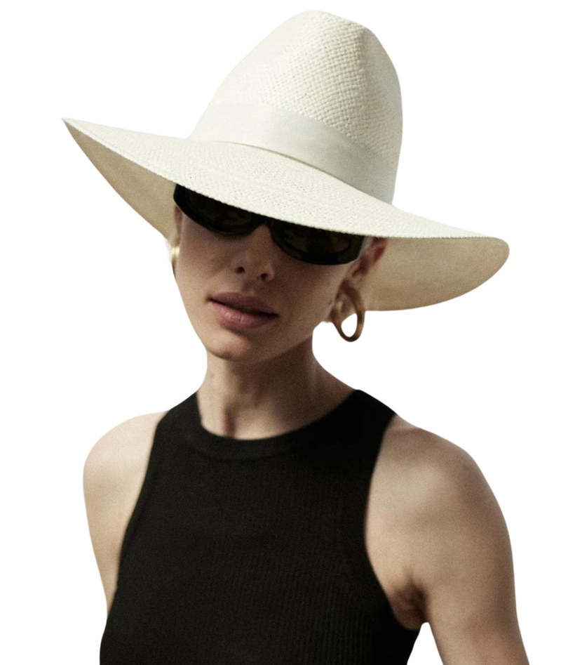 Hamilton Bleach Hat - Janessa Leoné goop | Hamilton Hat with Hat Carrier main image 4