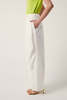 MM6 Maison Margiela Gathered-detail Drawstring Wide Trousers - White - Thumbnail 3