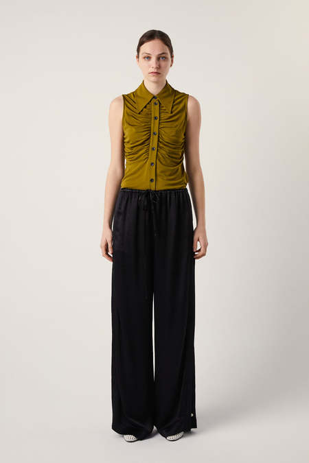 パンツ Proenza Schouler Drapey Suiting Wide Leg Pant Proenza Schouler White Label Drapey Suiting Wide Leg Pant