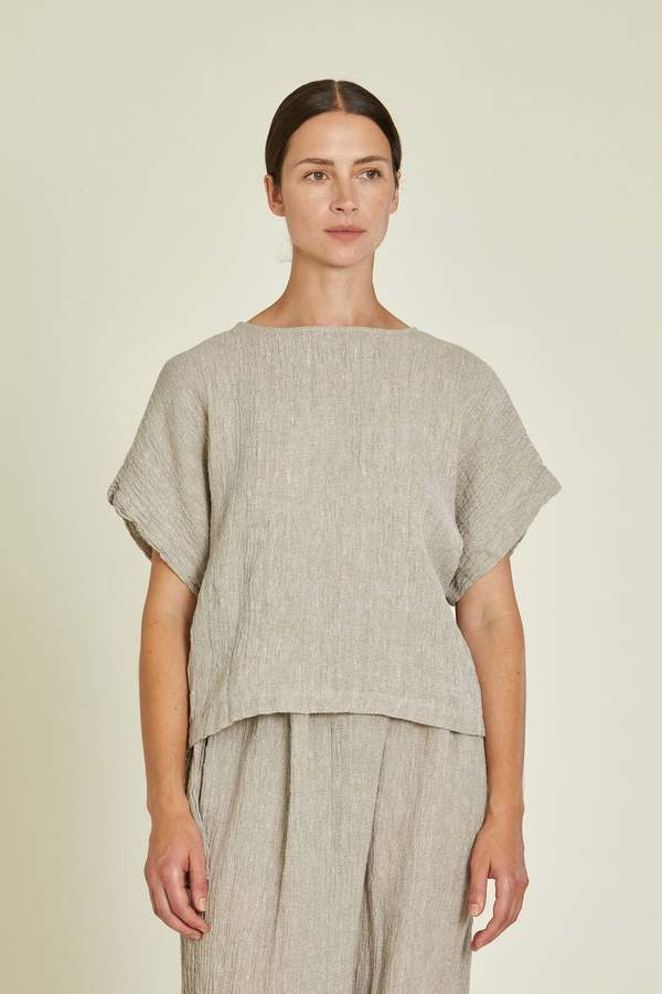 Black Crane Basic Crew Top