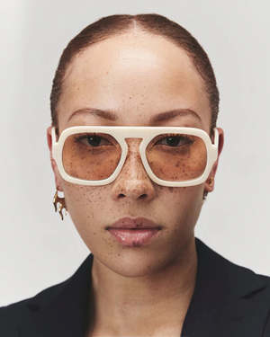 Jane Ivory White Women\'s Sunglasses elisa-johnson-jane-in-ivory-  main image 4