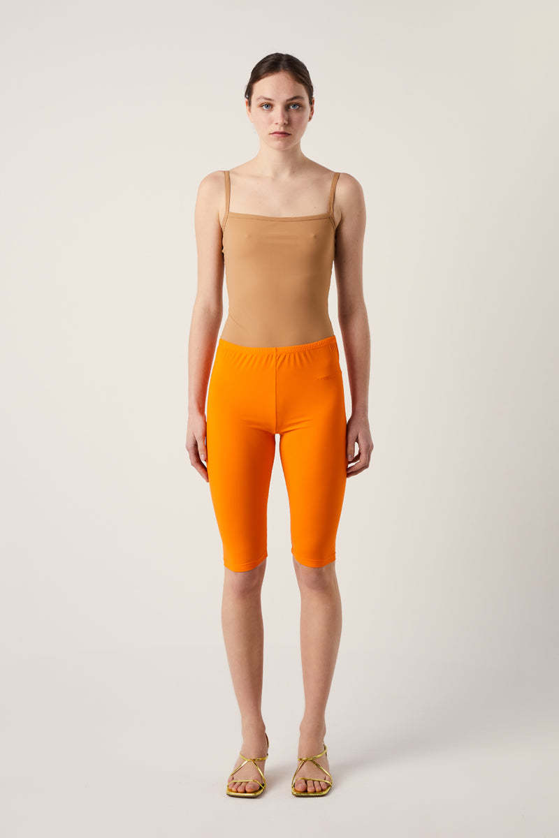 Mm6 Maison Margiela Fitted Knee-length Shorts - Bright