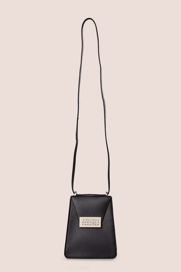 【MM6】Small Numeric Foldover-Top Shoulder Bag MM6 MM6 Maison Margiela Small Numeric Foldover-Top Shoulder