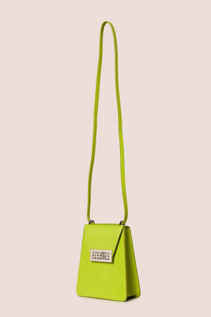 MM6 Maison Margiela Small Numeric Crossbody Bag - Light Pea Green