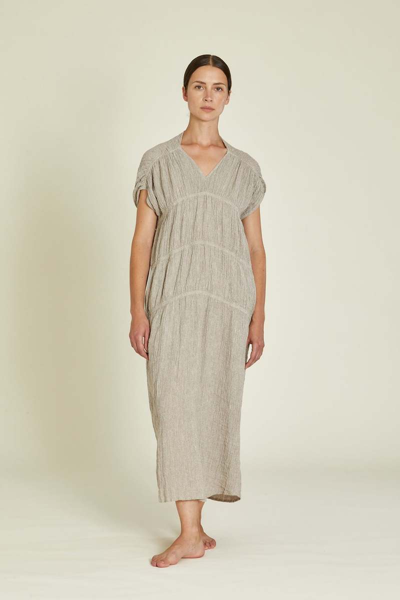 Black Crane Gem Neck Dress | Garmentory