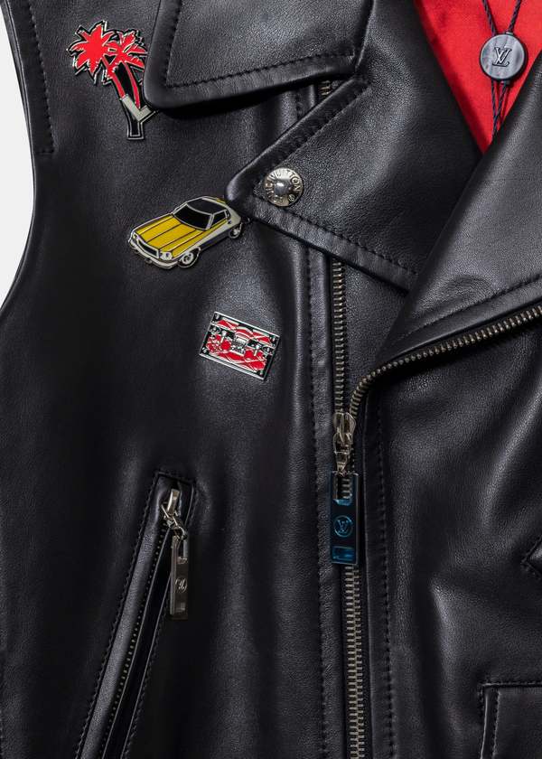 Back Beat Co. Louis Vuitton Leather Vest - Black | Garmentory