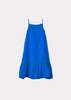KIDS Caramel Grape Silk Slip Dress - Royal Blue - Thumbnail 1