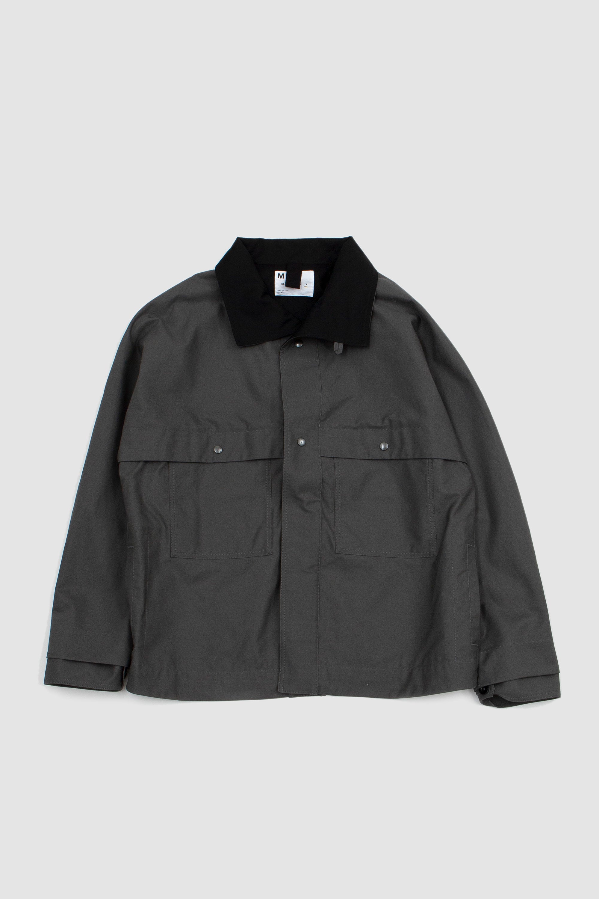 ジャケット・アウター MHL LIGHTWEIGHT COTTON CANVAS Margaret Howell High Collar Compact Cotton Canvas Jacket