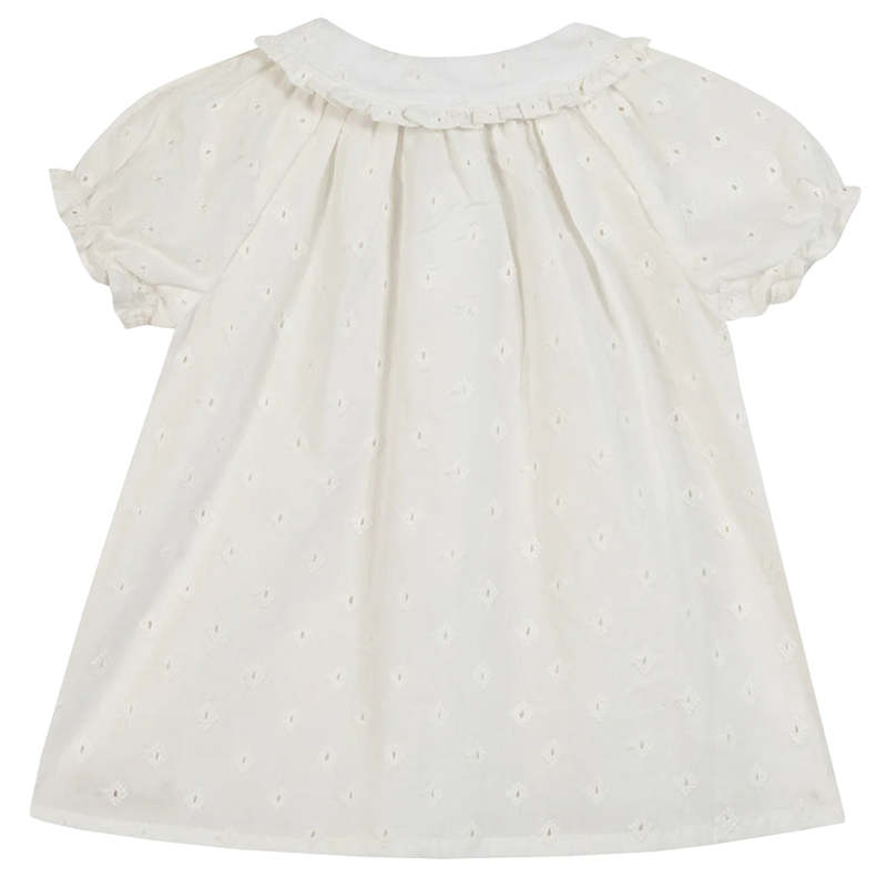 Kids Bonton Baby Aria Blouse - Paloma White