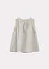 KIDS Caramel Ginger Baby Cotton Dress - White/Navy Check - Thumbnail 2