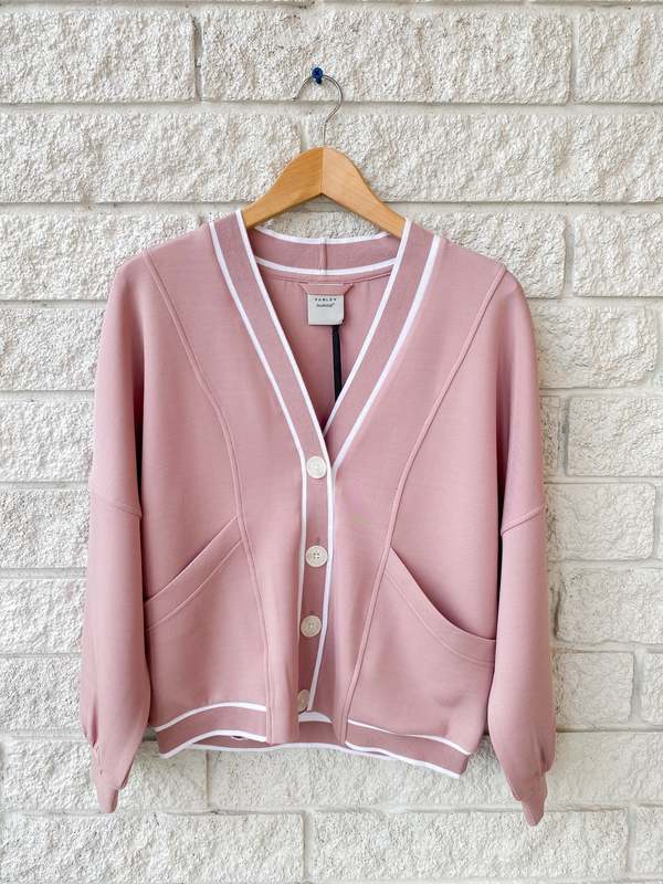 Varley Decker Off Court Cardigan - Deauville Mauve | Garmentory
