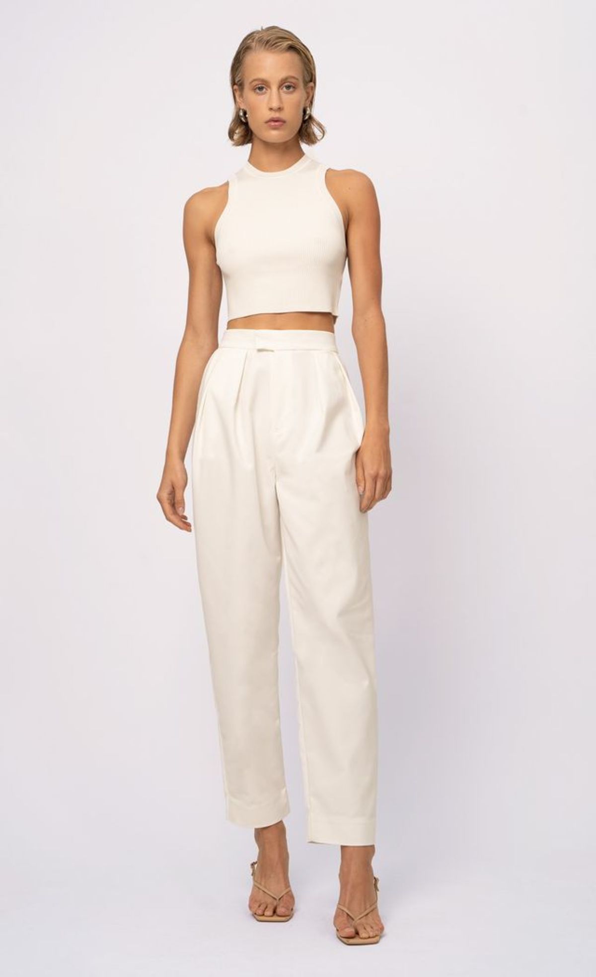 【 MARNO 】Mia tank / White Nonchalant Label Mia Tank - White | Garmentory