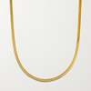 Montserrat New York Thin Herringbone Chain Necklace - Thumbnail 1