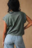 Richer Poorer RELAXED MUSCLE TEE - SAGE LEAF - Thumbnail 2