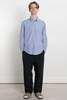 ENDS and MEANS Aldous Shirts - Blue Stripe - Thumbnail 1