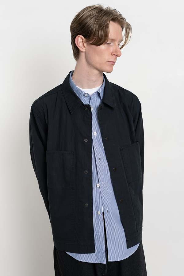 ENDS and MEANS Cover All Jacket - Navy | Garmentory