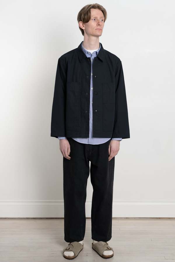 ENDS and MEANS Cover All Jacket - Navy | Garmentory