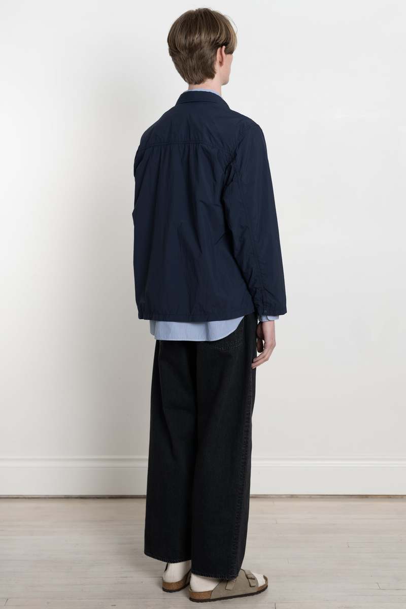 ENDS and MEANS Light Shirt Jacket - Navy | Garmentory