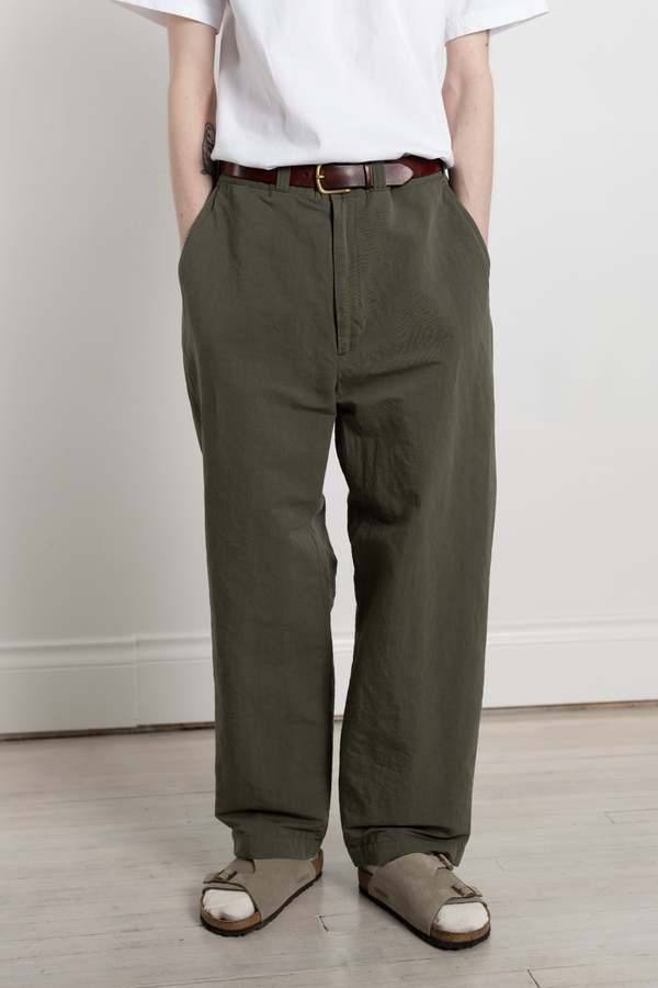 ENDS and MEANS Work Chino - Green | Garmentory