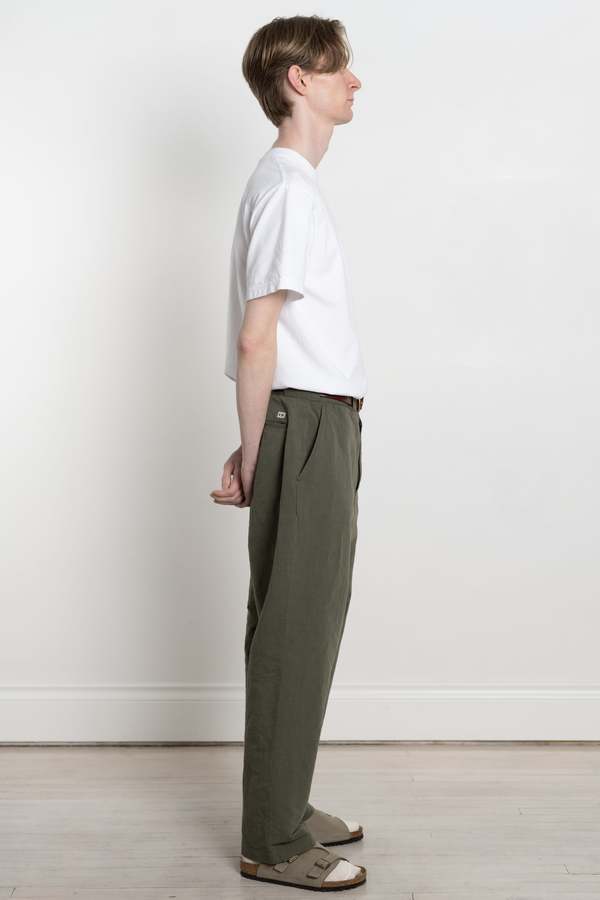2025SS ENDS and MEANS Work Chino　パンツ ENDS and MEANS Work Chino - Green | Garmentory