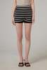 AMI Sailor Mini Shorts - Black/Chalk - Thumbnail 1