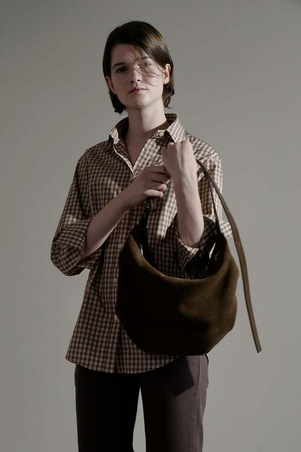 Nothing Written Ht Suede Shoulder Bag - Caramel | Garmentory