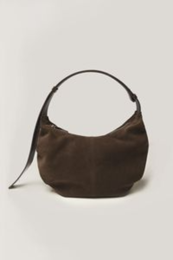 Nothing Written Ht Suede Shoulder Bag - Caramel | Garmentory