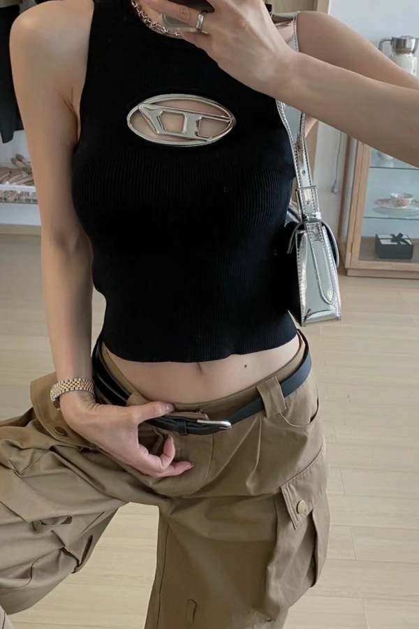 DIESEL M ONERVA TOP - Black | Garmentory