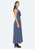 Sea NY Risa Halter Dress - Blue/Clay - Thumbnail 4