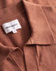 Norse Projects Leif Cotton Linen Polo - Red Clay - Thumbnail 2