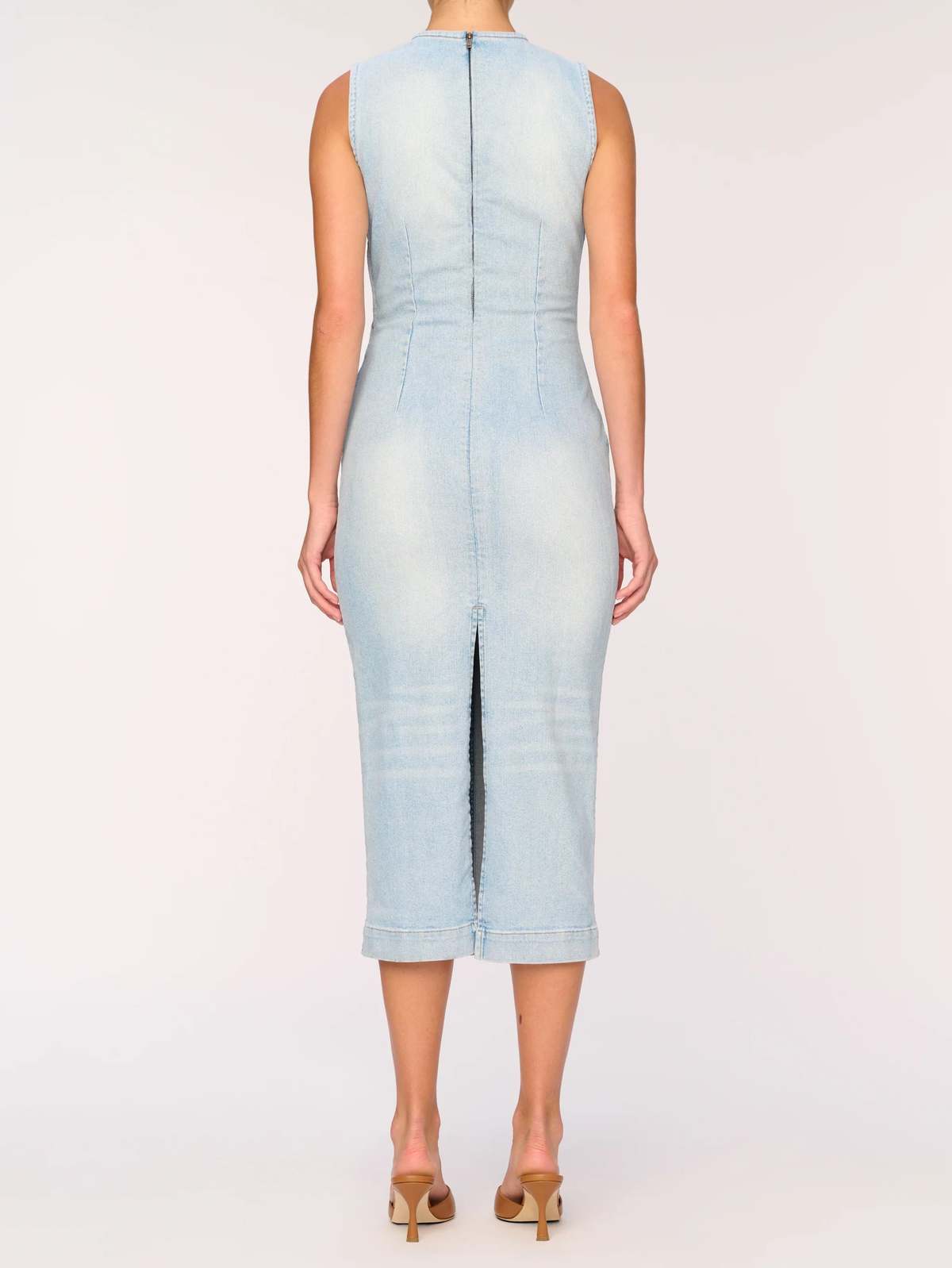 DL1961 Esme Midi Denim Dress Lt. Fountain