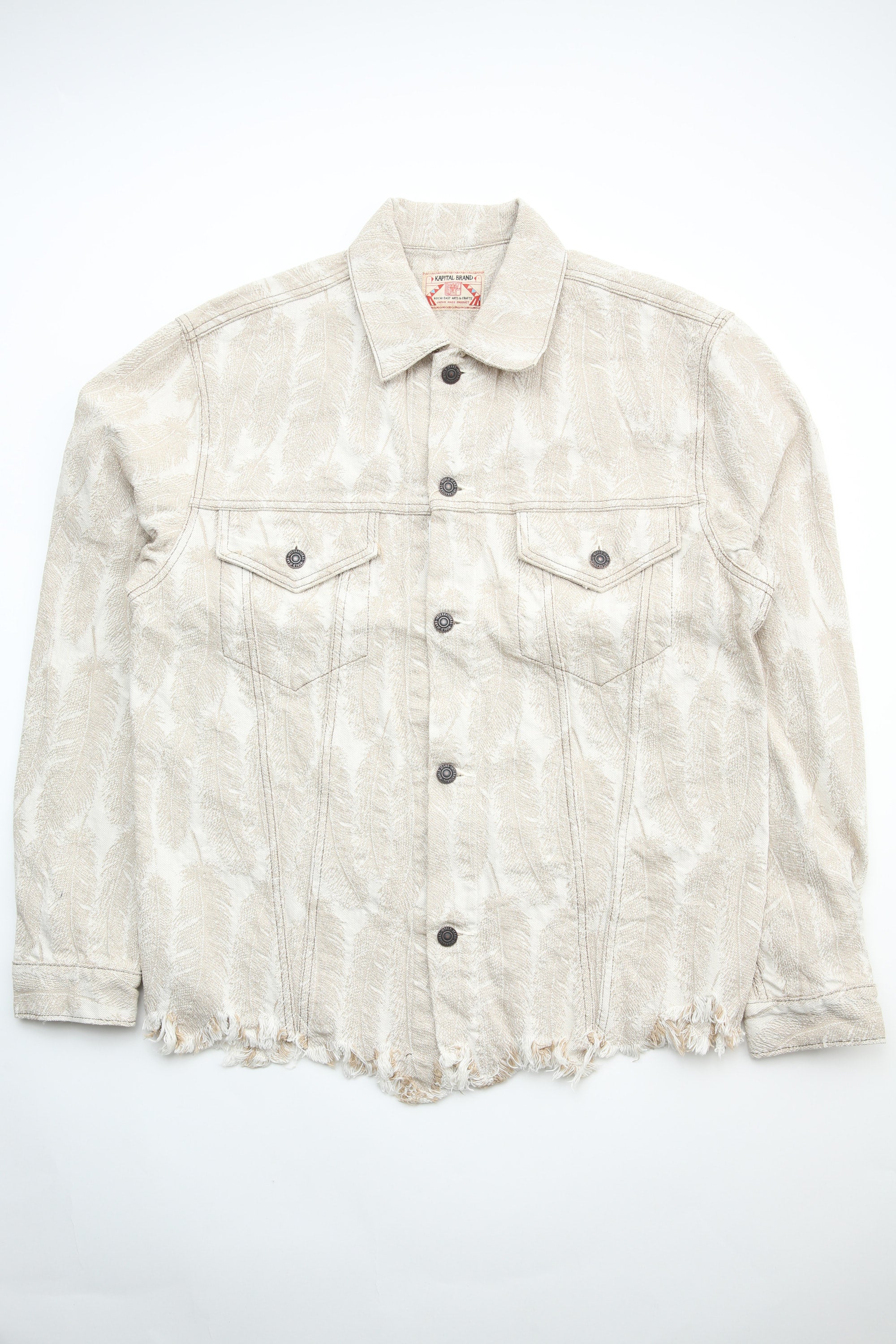 KAPITAL 12oz Magpie マグパイデニム 3rd JKT Kapital 12oz MAGPIE Denim 3rd JKT (Ladies), BLKxBE – Glasswing