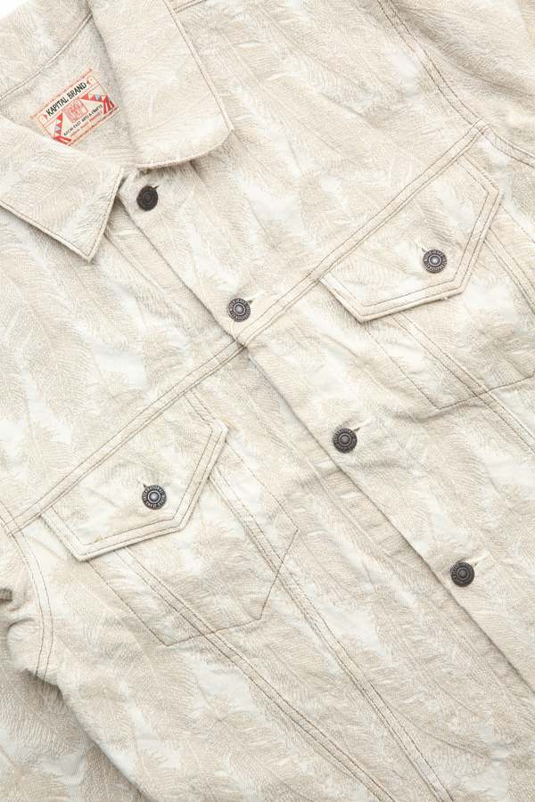 Kapital 12oz Magpie Denim 3rd Jacket - Natural | Garmentory