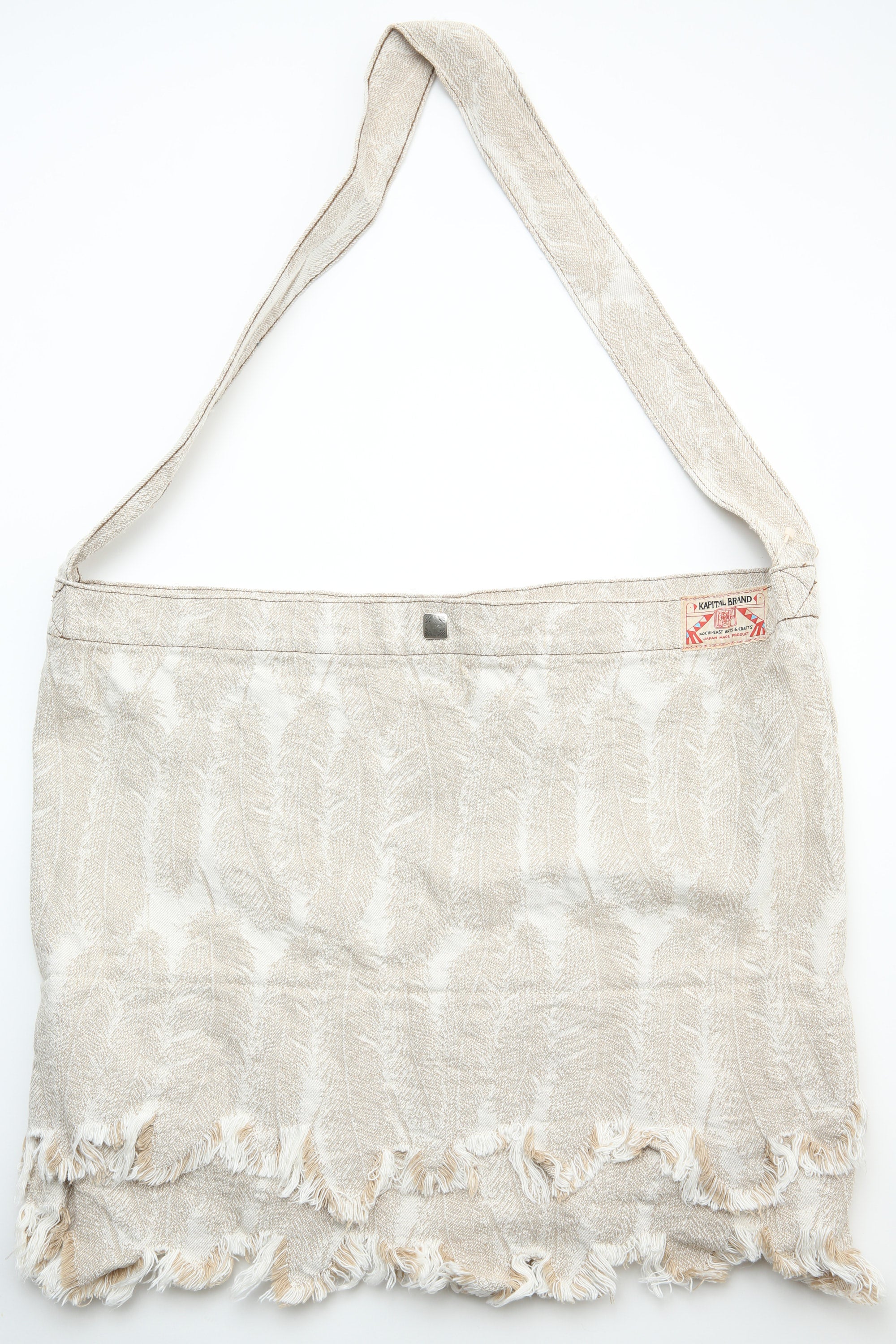 Kapital 12oz Magpie Denim Medicine Bag - Natural | Garmentory