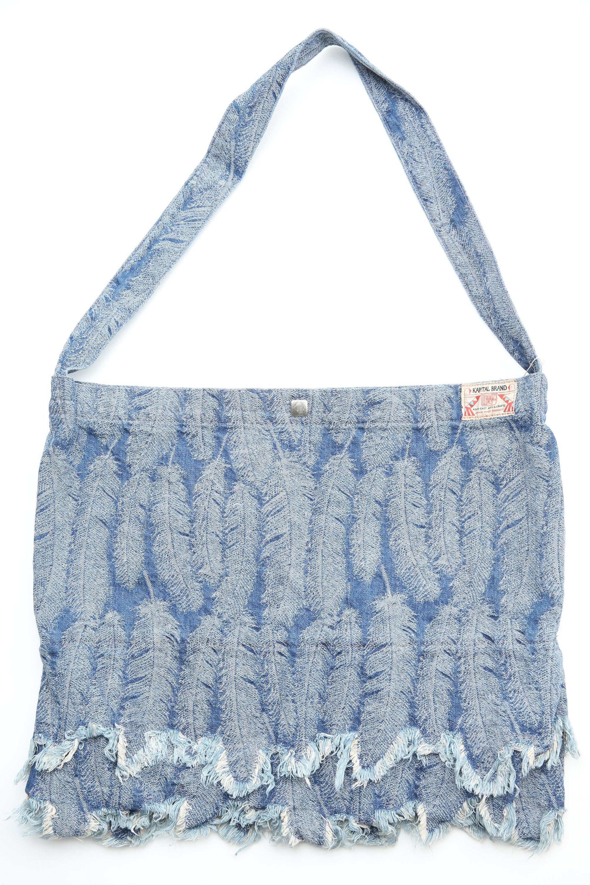 Kapital 12oz Magpie Denim Medicine Bag - Tan | Garmentory