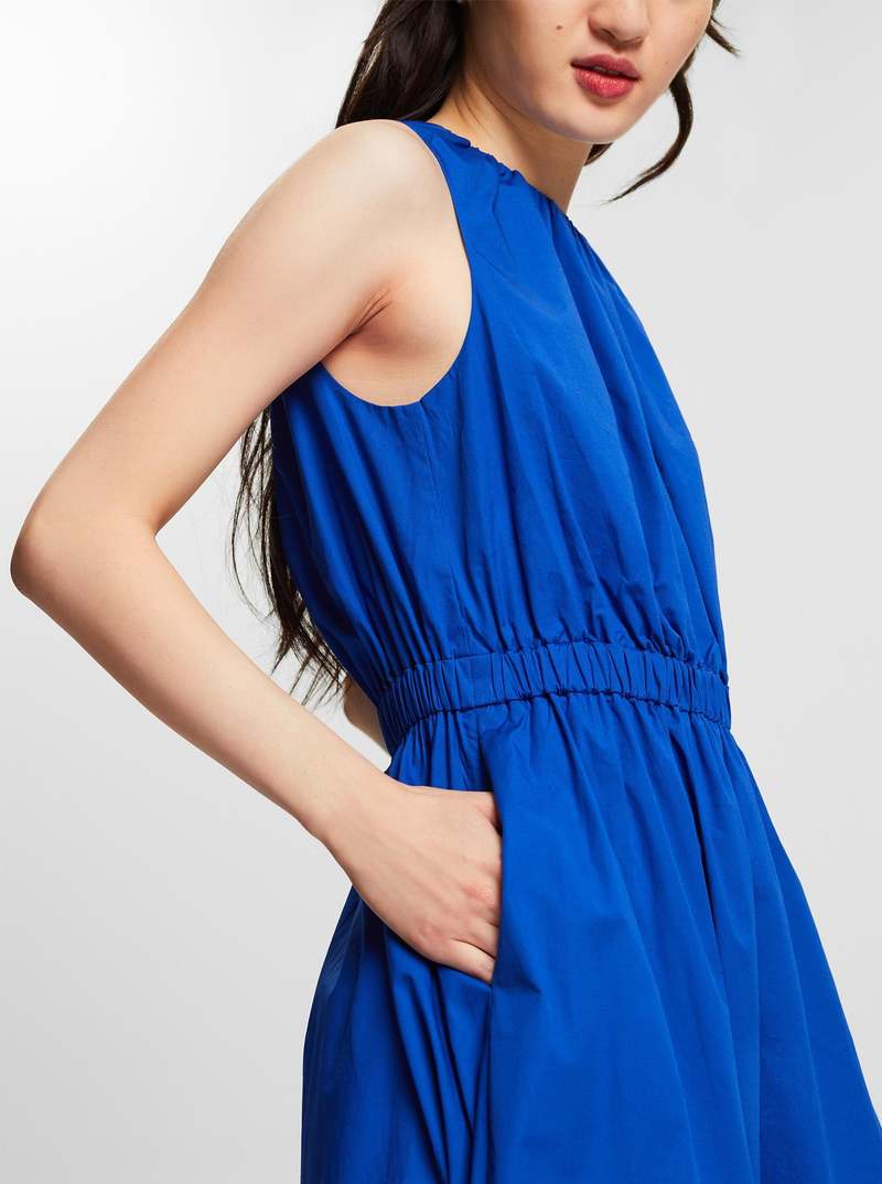 Esprit Sleeveless Midi Dress - Bright Blue Esprit Sleeveless Midi Dress - Bright Blue
