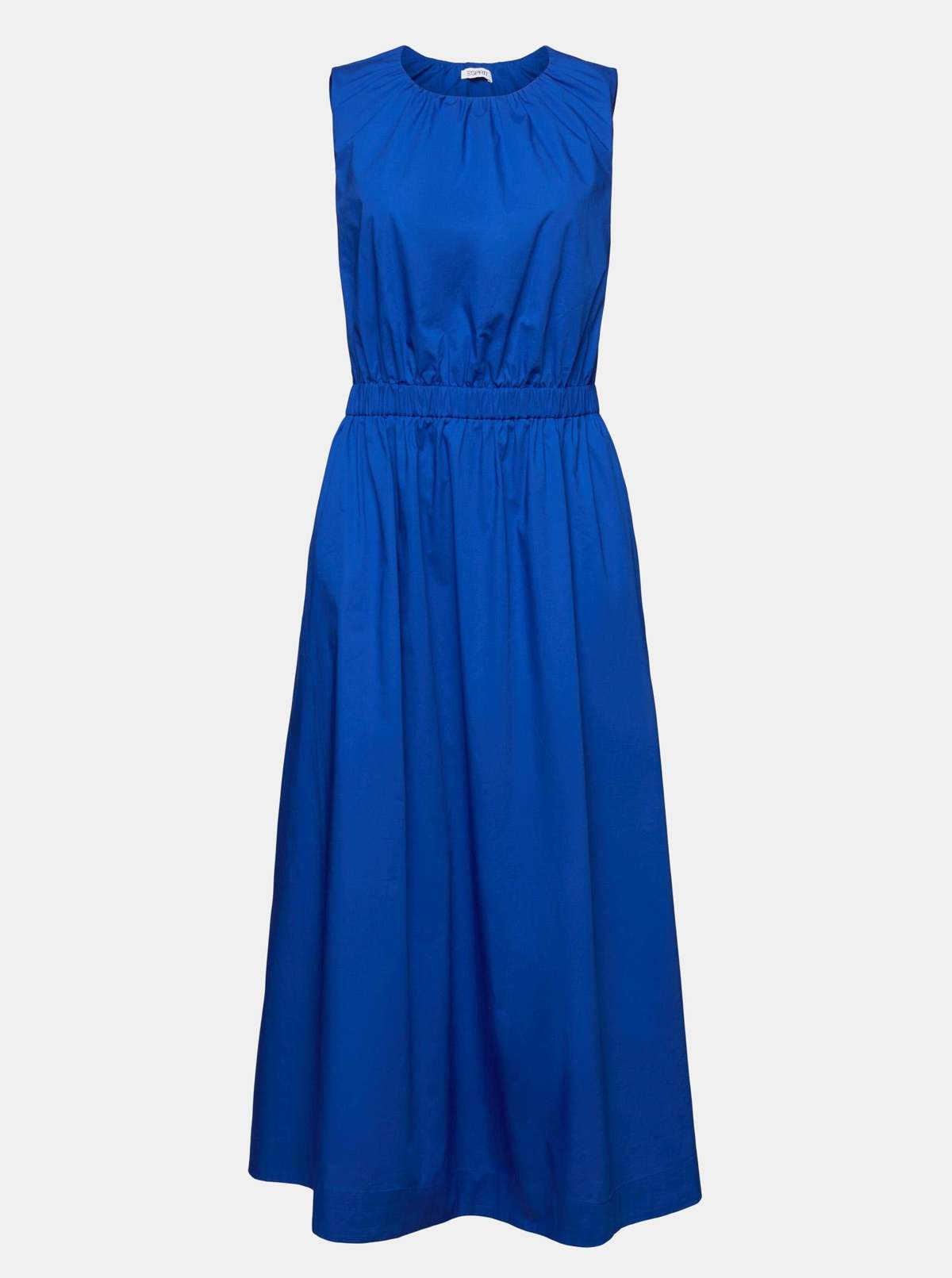Esprit Sleeveless Midi Dress - Bright Blue | Garmentory Esprit Sleeveless Midi Dress - Bright Blue | Garmentory