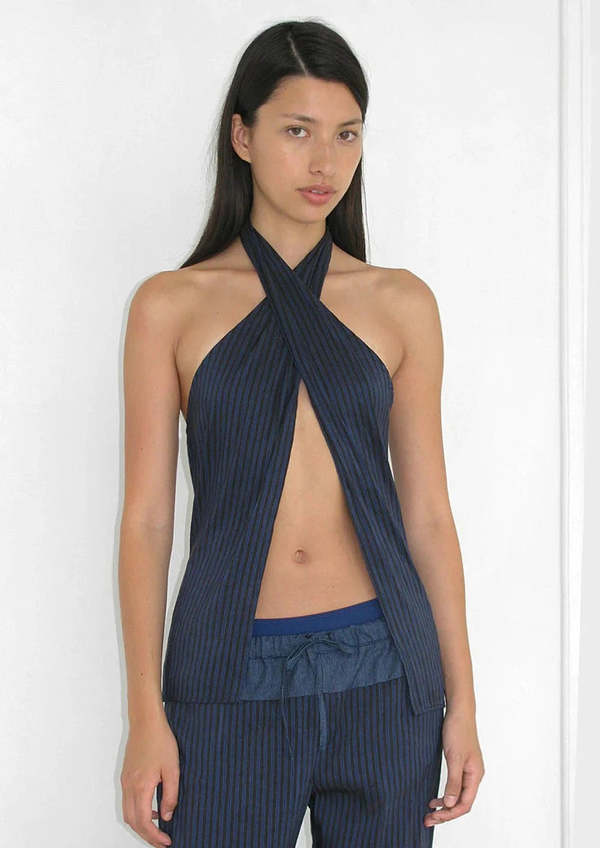 Paloma Wool Bego Top - Navy | Garmentory