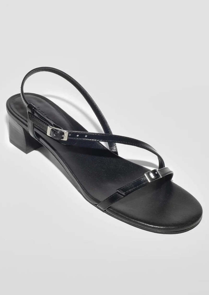 PALOMA WOOL｜SANDALS (Mara (SH0007-511)) MARA-Olive square-shaped heel strappy sandals – Paloma Wool